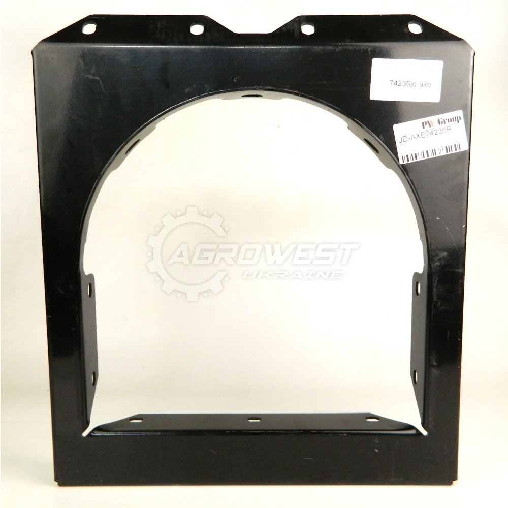 Пластина корпуса шнека вигрузки 439 х 439 х 48 мм 4,5кг, PW Group